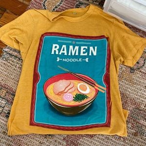 Ramen Noodle graphic tshirt